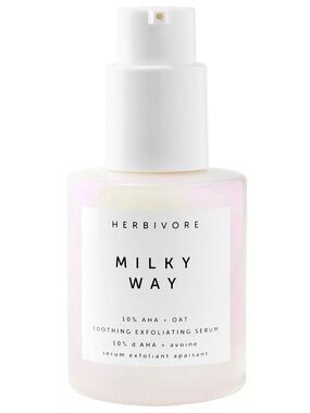 Herbivore Milky Way 10% AHA + Oat Soothing Exfoliating Serum 1oz
